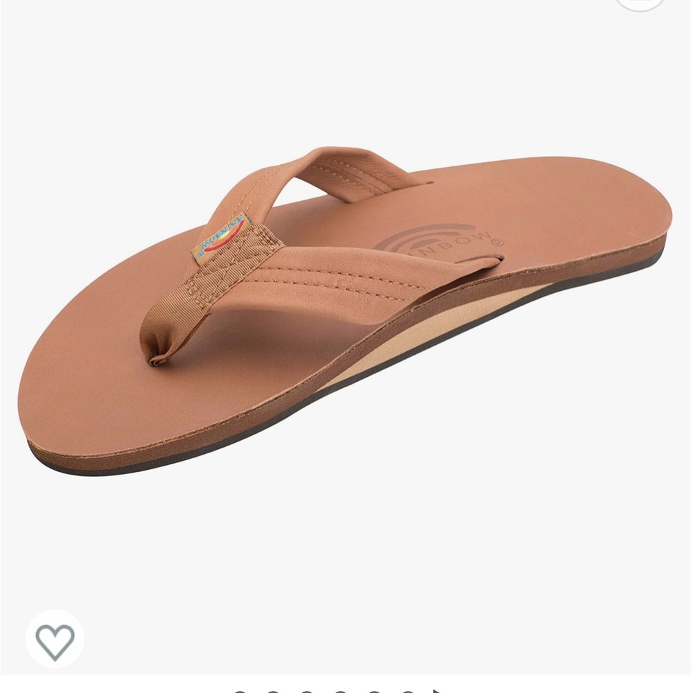 Mens rainbow sandals, wide strap size 11/12. NEVER WORN!